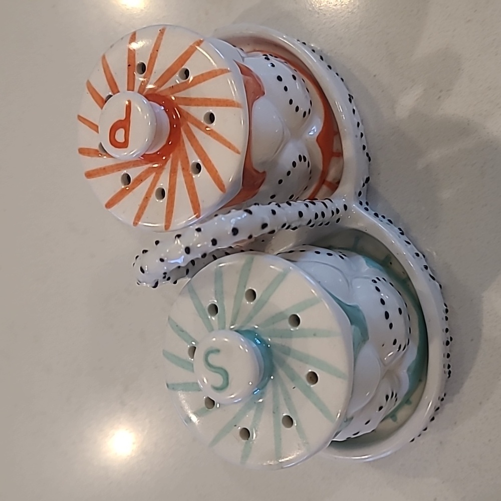 Anthropologie S & P Shakers